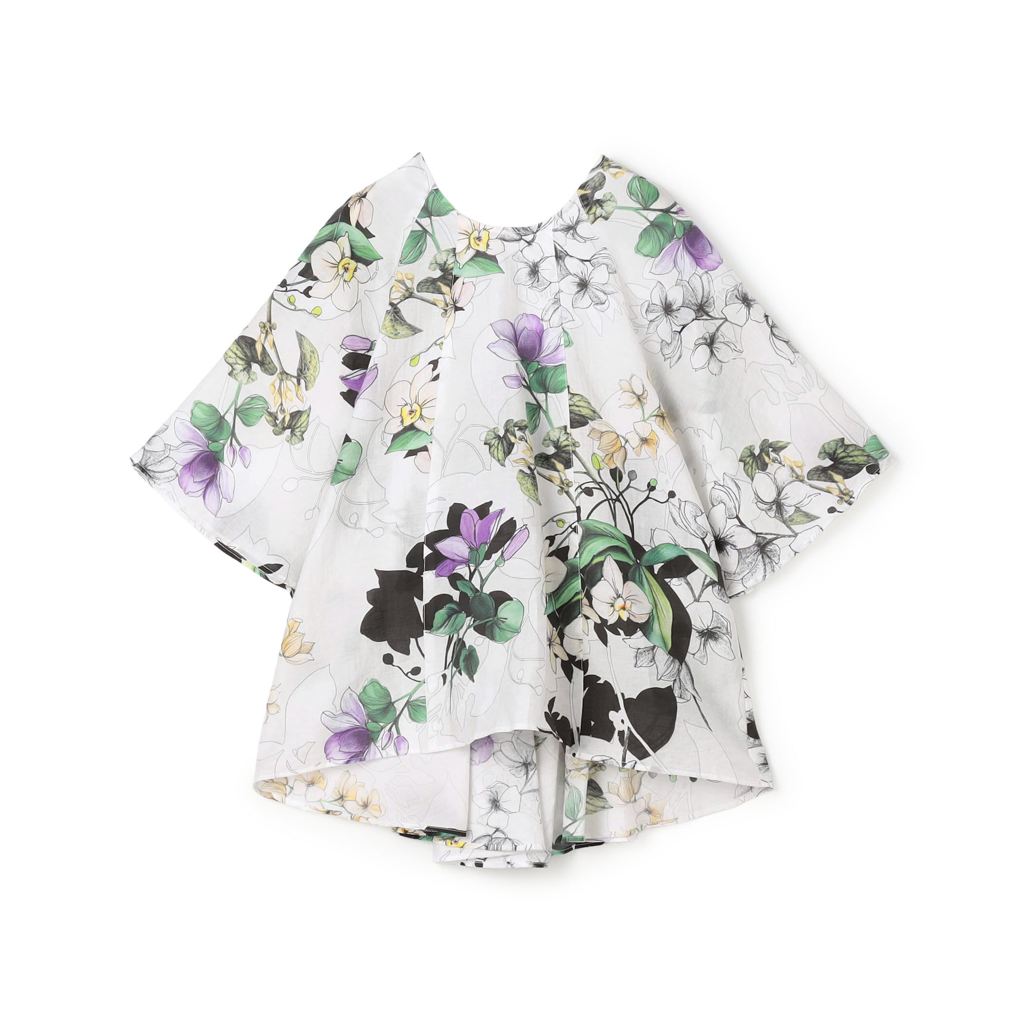 WRITEWELL bouquet 2WAYワイドプルオーバーブラウス｜トゥモローランド