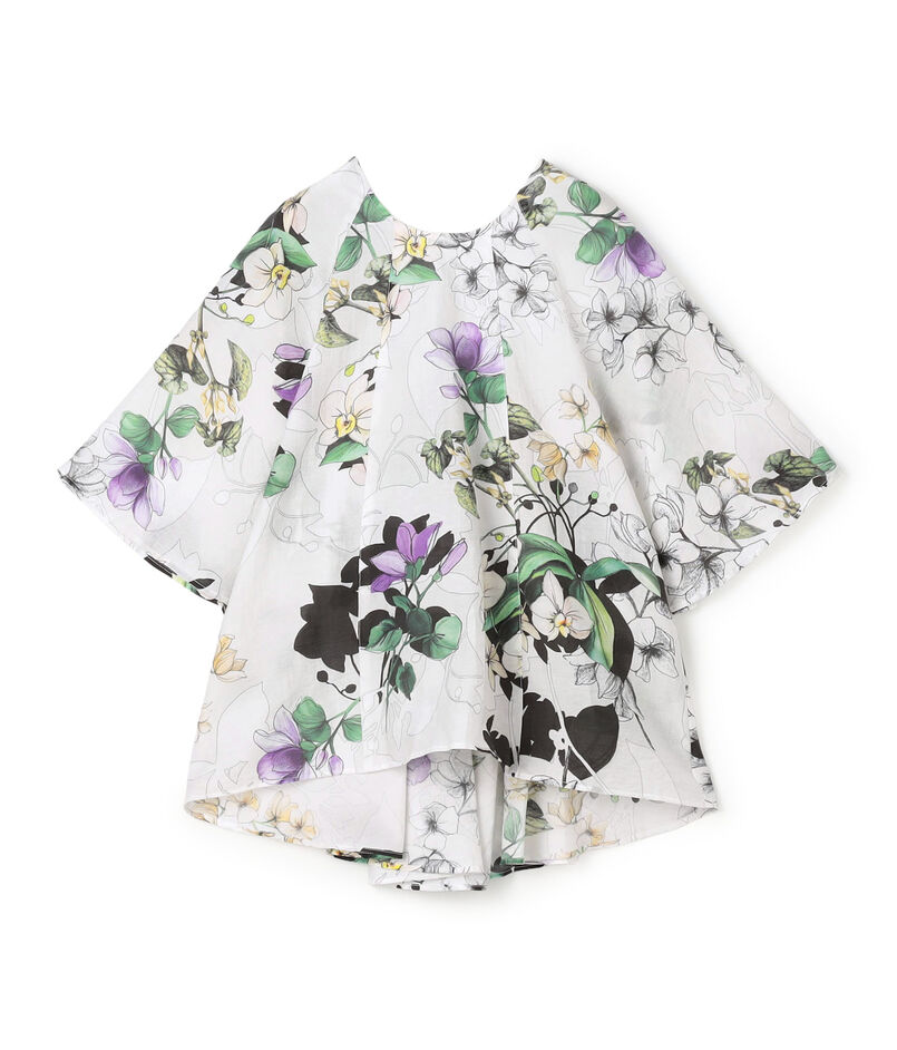 WRITEWELL bouquet 2WAYワイドプルオーバーブラウス