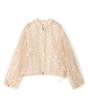LUMINOUS FOLLIES スパンコールブルゾン