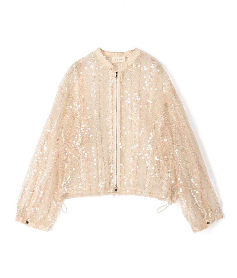LUMINOUS FOLLIES スパンコールブルゾン
