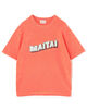 Mai Tai コットンシェニール プリントニットTシャツ