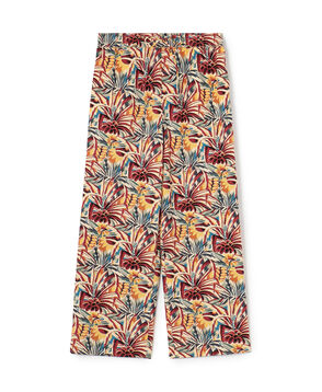 ジャングルプリント イージーストレートパンツ
