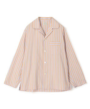 コットン ライトウェイトポプリン パジャマシャツ