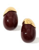 Lizzie Fortunato TORO ER IN AUBERGINE ピアス