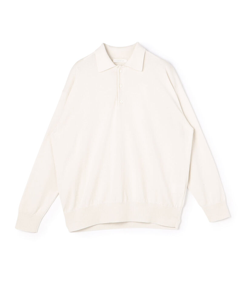 プレーンコットン ポロプルオーバー