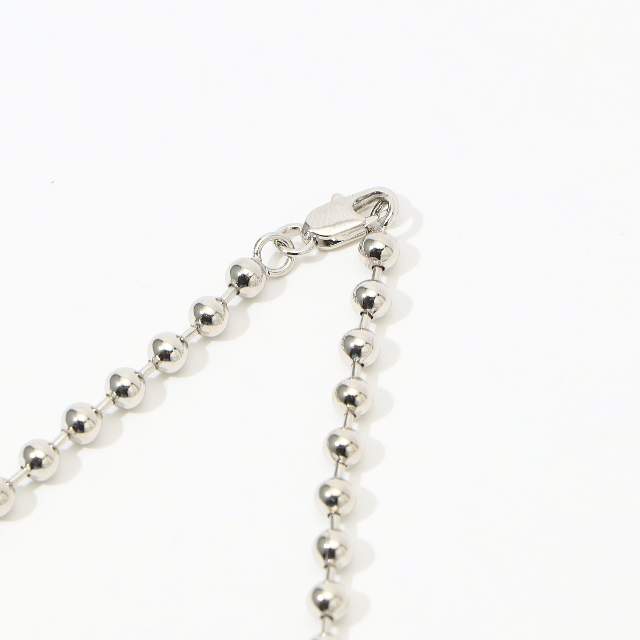 豪華 LAURA LOMBARDI Ball Chain シルバーネックレス アクセサリー