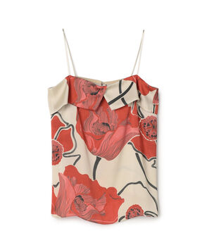 ポピープリント キャミソールブラウス