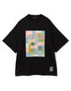 CABaN スビンコットン モザイクプリントTシャツ