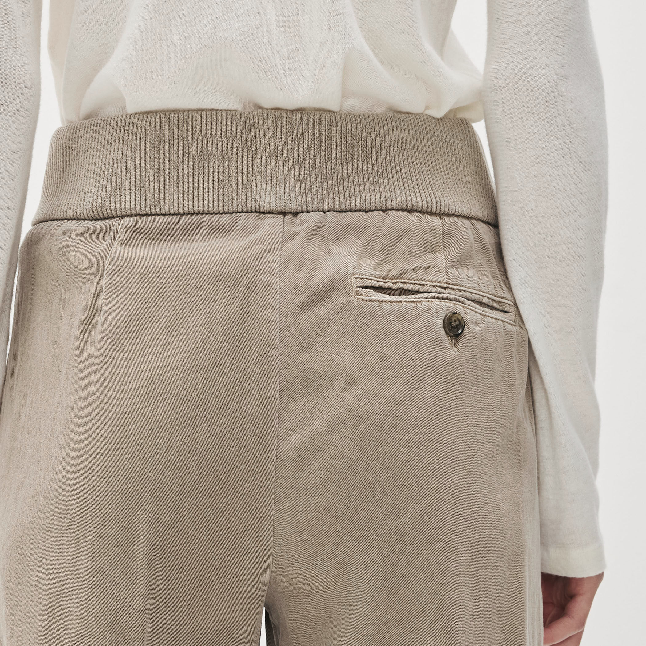 トゥモローランド マカフィーゆったりウエストリボン上質リネンジャケット♪ リネンブレンド ジャンプスーツ WTLS6723｜トゥモローランド 公式通販