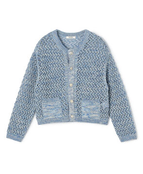 ギマメッシュ クルーネックカーディガン