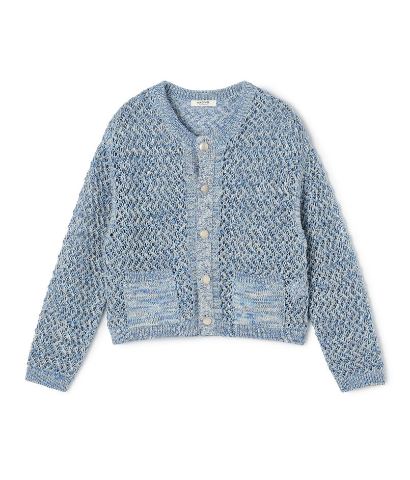 ギマメッシュ クルーネックカーディガン