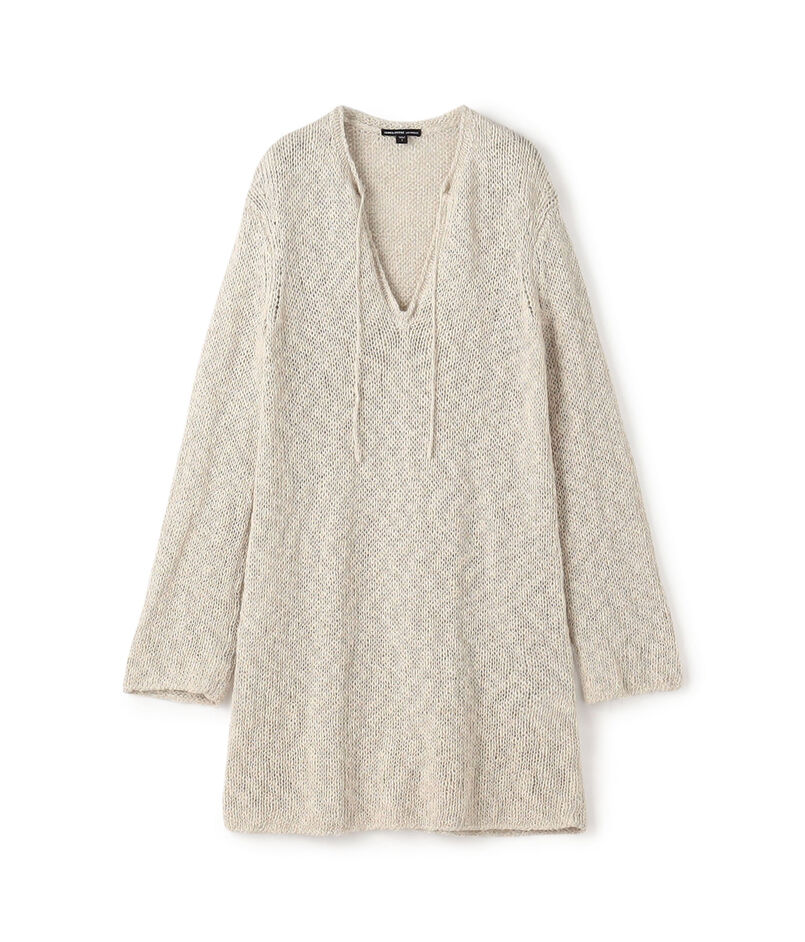 コットンリネン ニットチュニック WVP3140