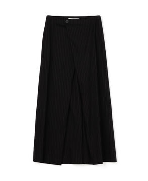 【WEB先行予約】リネンストレッチ ラップスカート