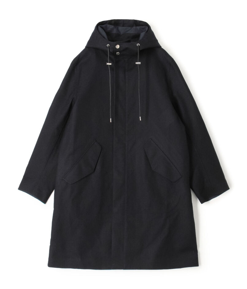 【別注】MACKINTOSH GRANISH ウールボンディング フーデッドコート