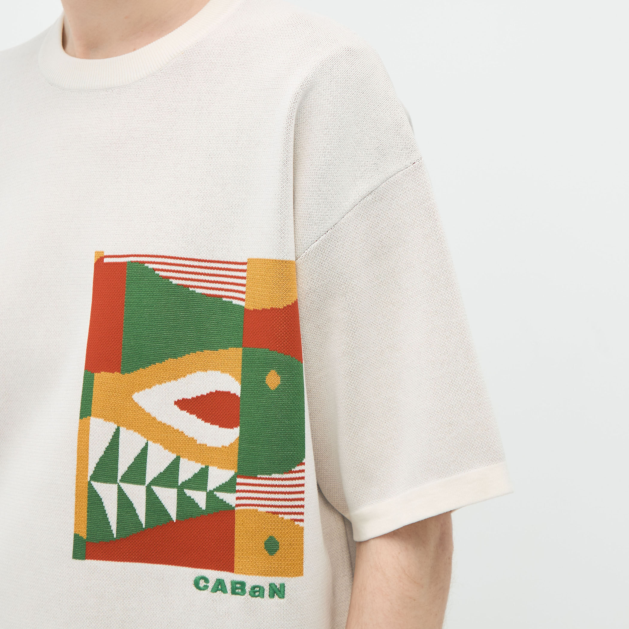 CABaN コットンジャガードハーフスリーブプルオーバー caban（キャバン）の「CABaN コットンジャカード ハーフスリーブ