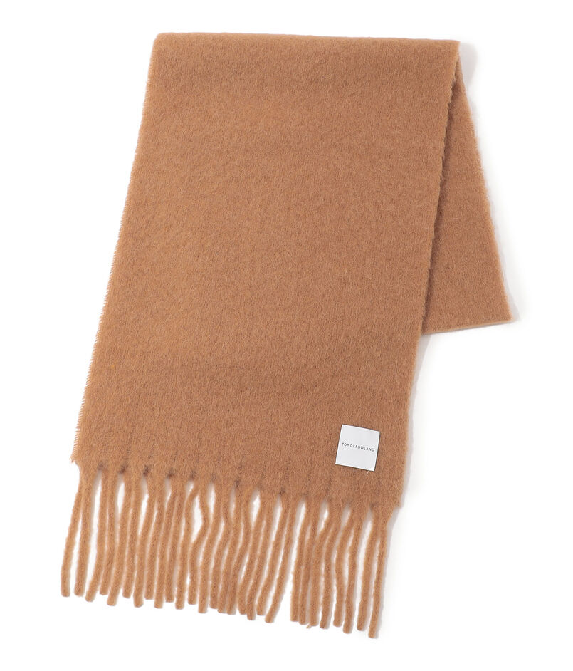 TOMORROWLAND Alpaca Nylon Solid stole