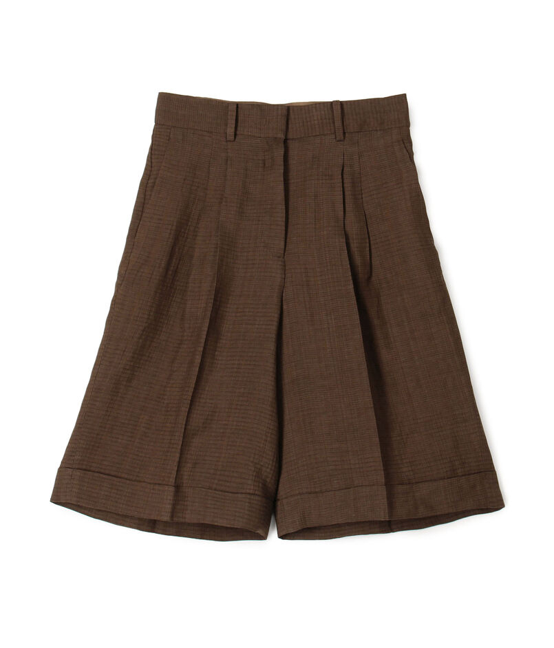 【WEB先行予約】レーヨンリネンブッチャー バミューダパンツ