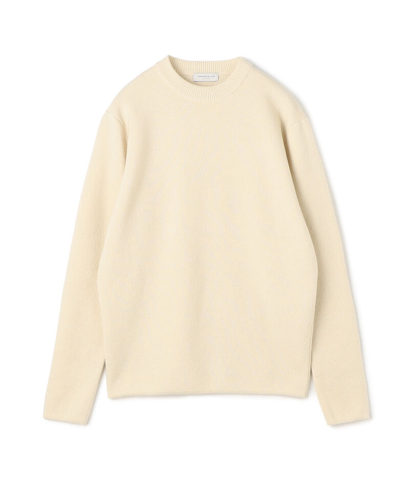 カシミヤ クルーネックプルオーバー ニット