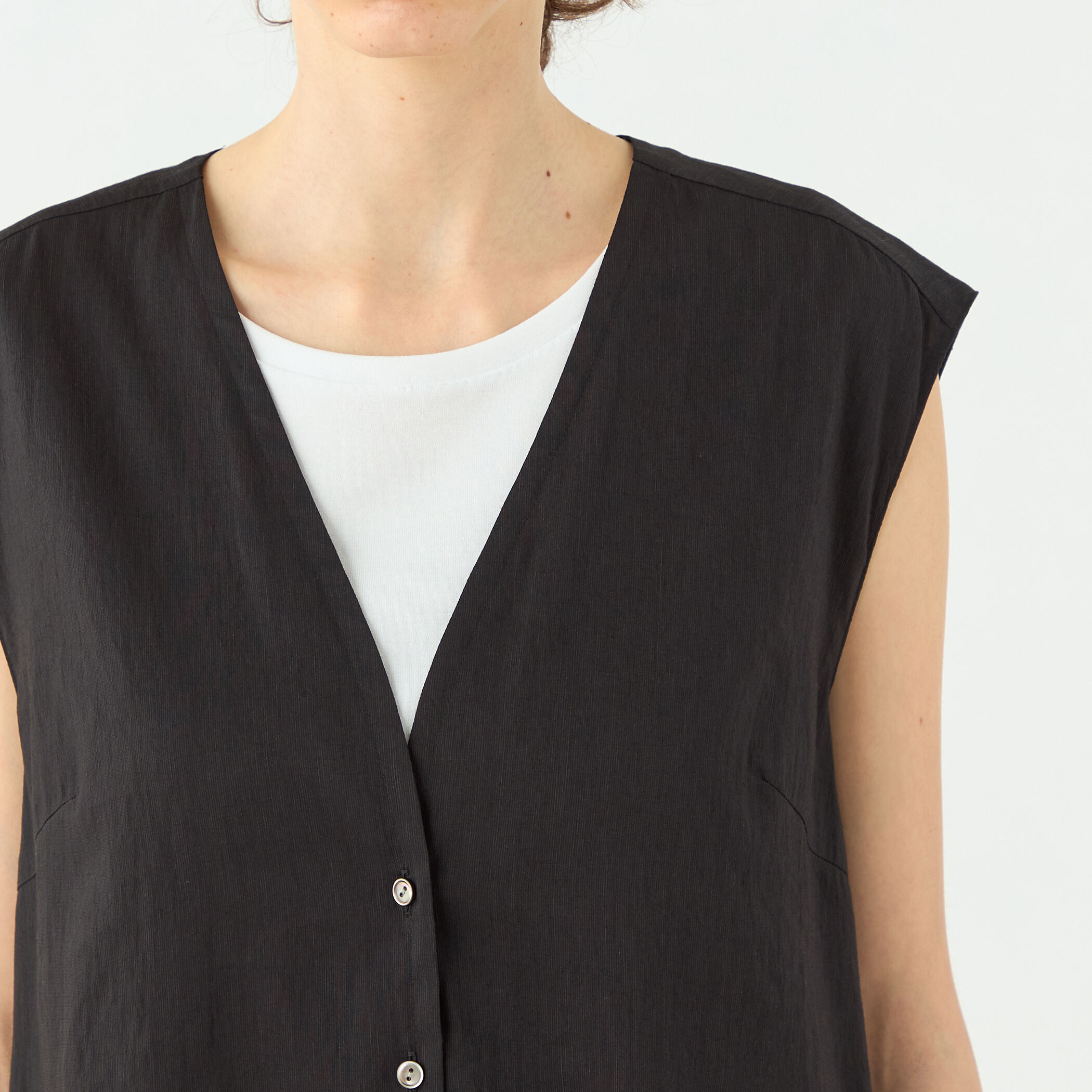 エフェクトリネン ライトジレブラウス｜トゥモローランド 公式通販