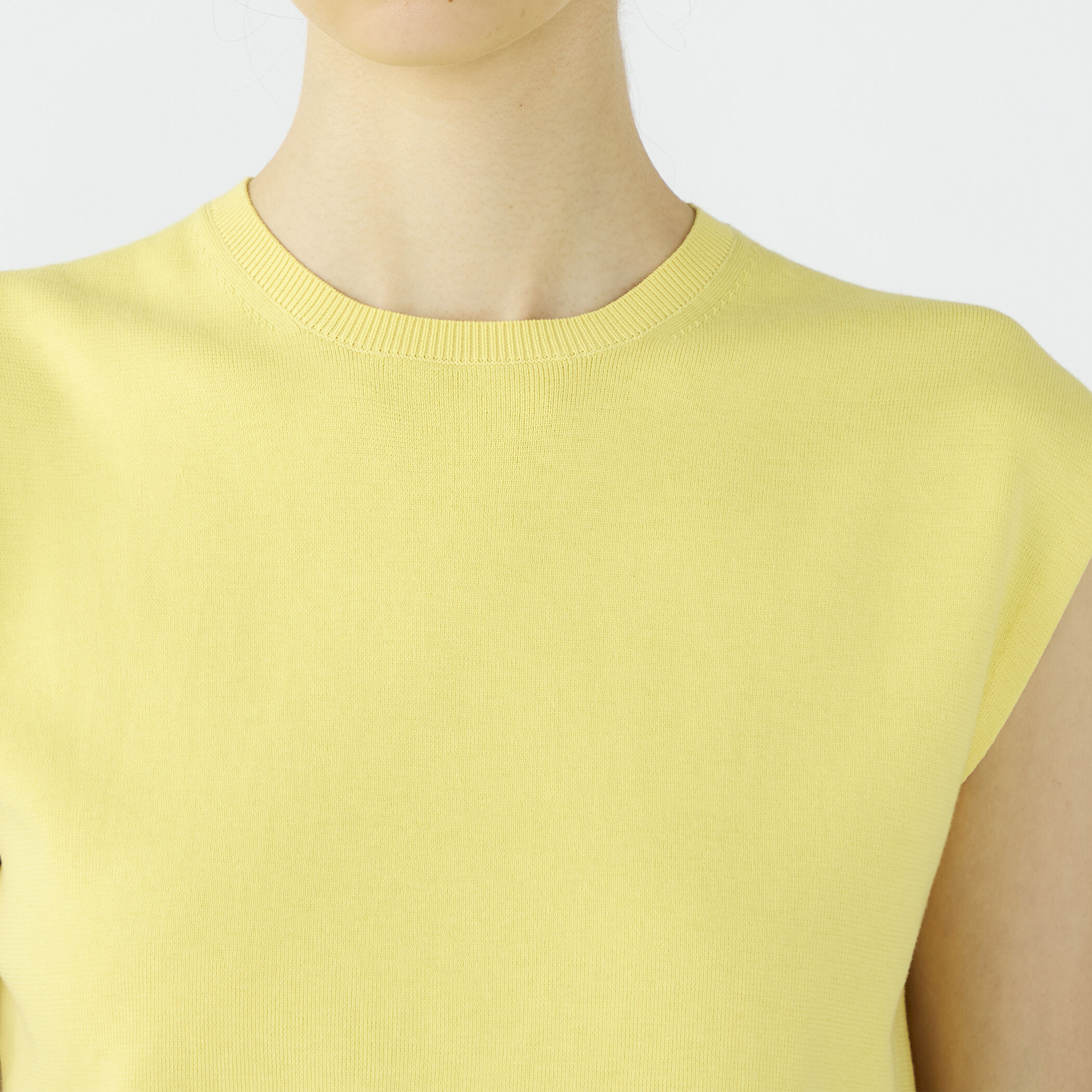 ハイゲージコットン ノースリーブプルオーバー｜トゥモローランド 公式通販