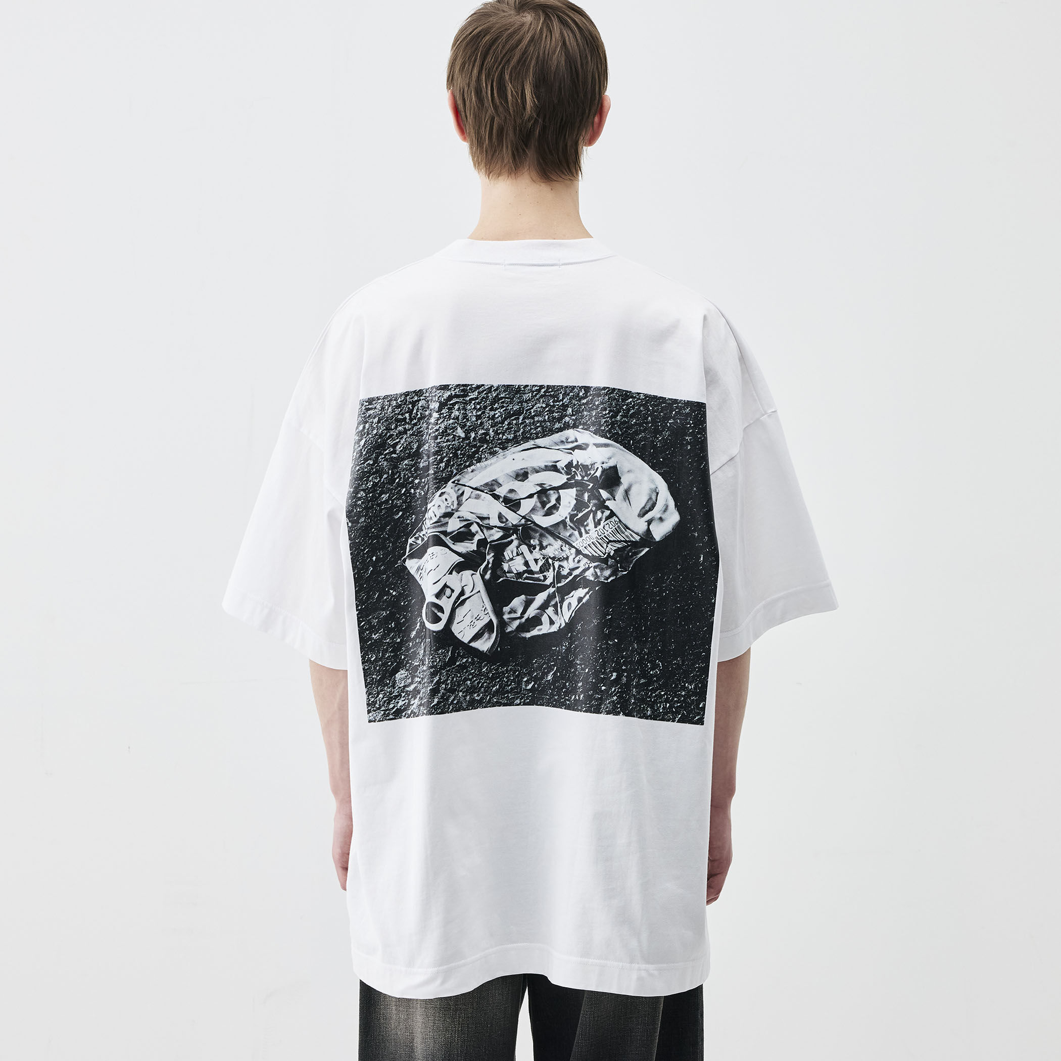 トップス Yasuhiro Ishimoto KIMONO ALMOSTBLACK Yasuhiro Ishimoto KIMONO PRINT TEE BLACK - ALMOSTBLACK(オール