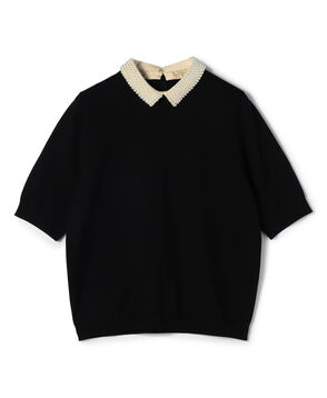 パールコンビ シャツカラープルオーバー