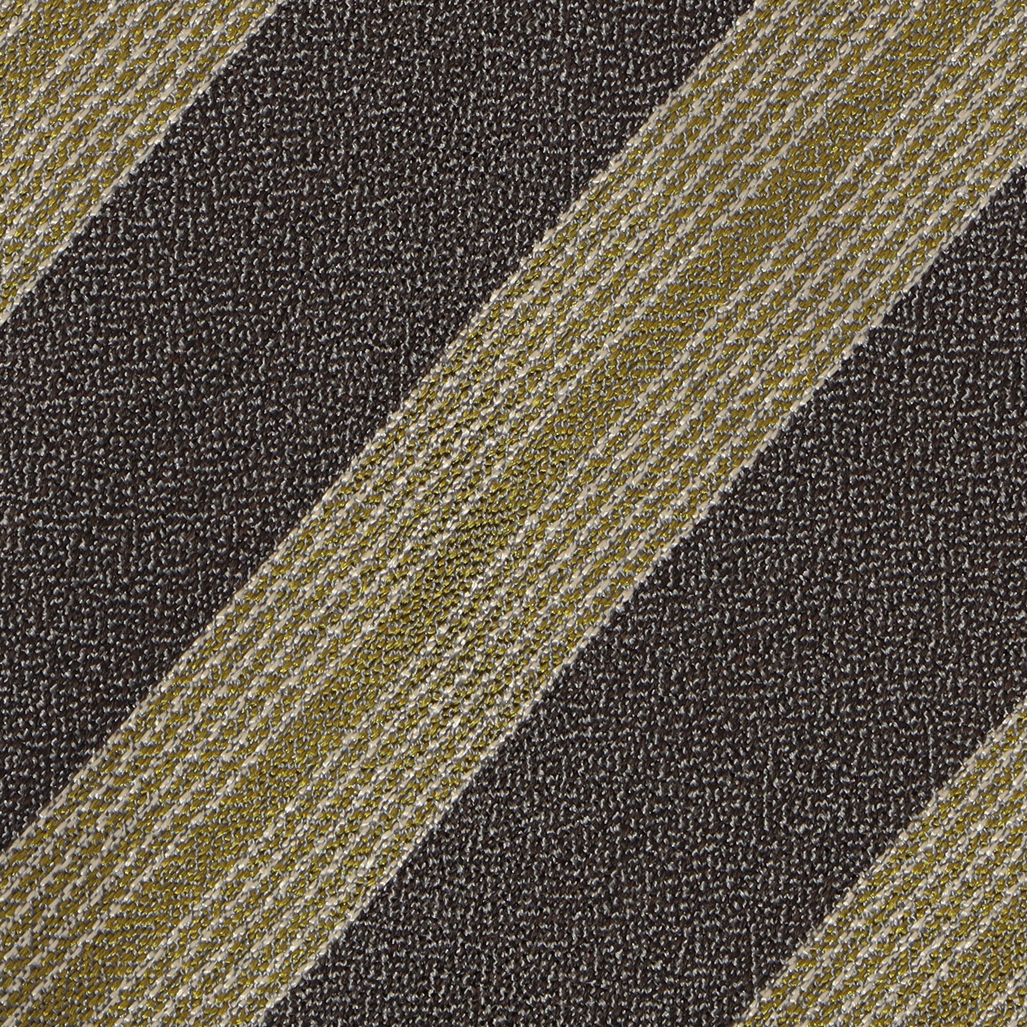 TOMORROWLAND オリーブストライプネクタイ TOMORROWLAND オリーブストライプネクタイ