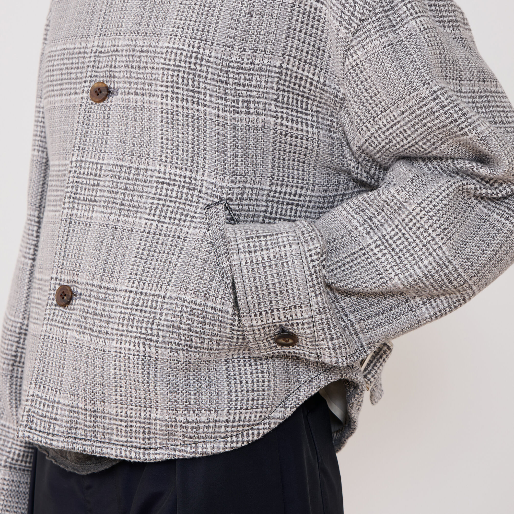 リネアコットンツイード コクーンブルゾン｜トゥモローランド 公式通販