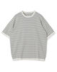 ■TOMORROWLAND tricot シーアイランドコットン ハーフスリーブクルーネックニット