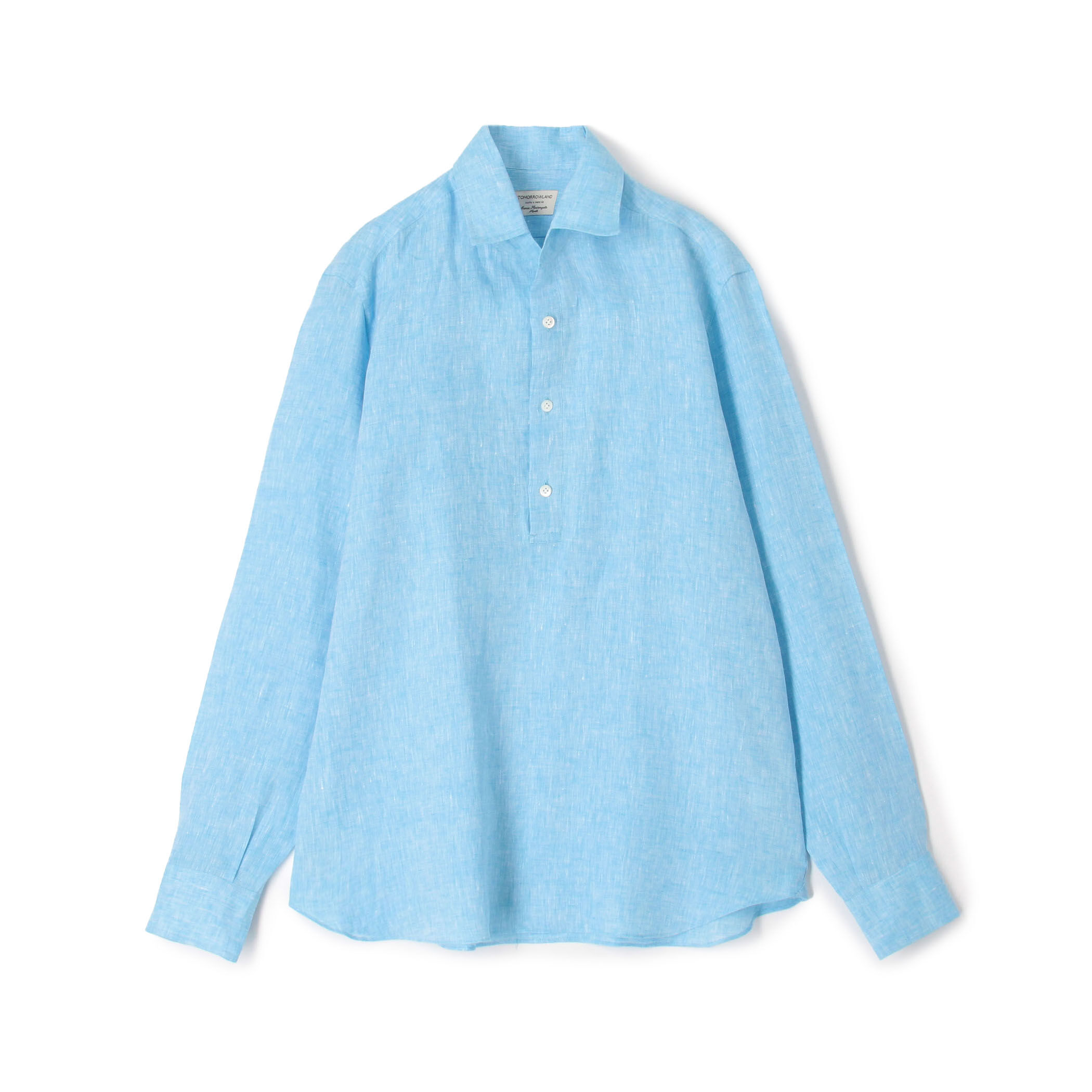 Maria Santangelo リネン ワンピースカラー プルオーバーシャツ