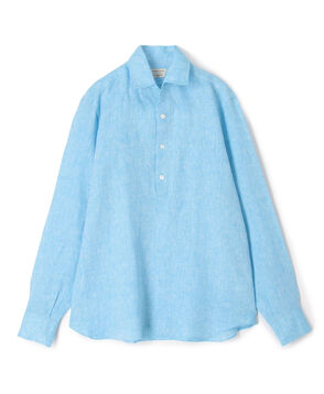 Maria Santangelo リネン ワンピースカラー プルオーバーシャツ