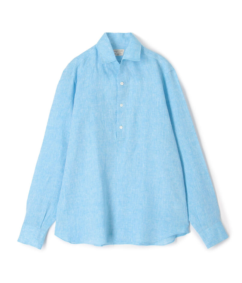 Maria Santangelo リネン ワンピースカラー プルオーバーシャツ