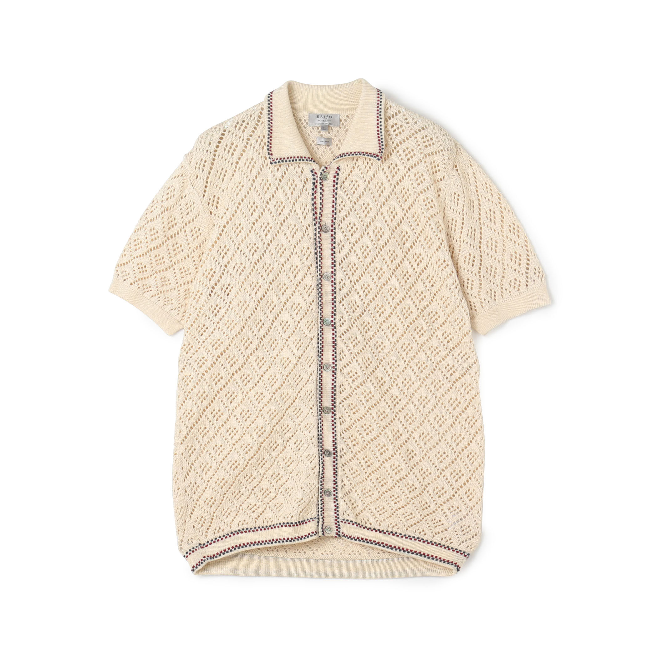 Raffa Molina コットン ニットポロ Sサイズ 別注】Raffa Molina コットン ニットシャツ｜トゥモローランド 公式サイト