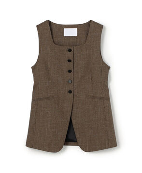 Tiffany スクエアネックジレ