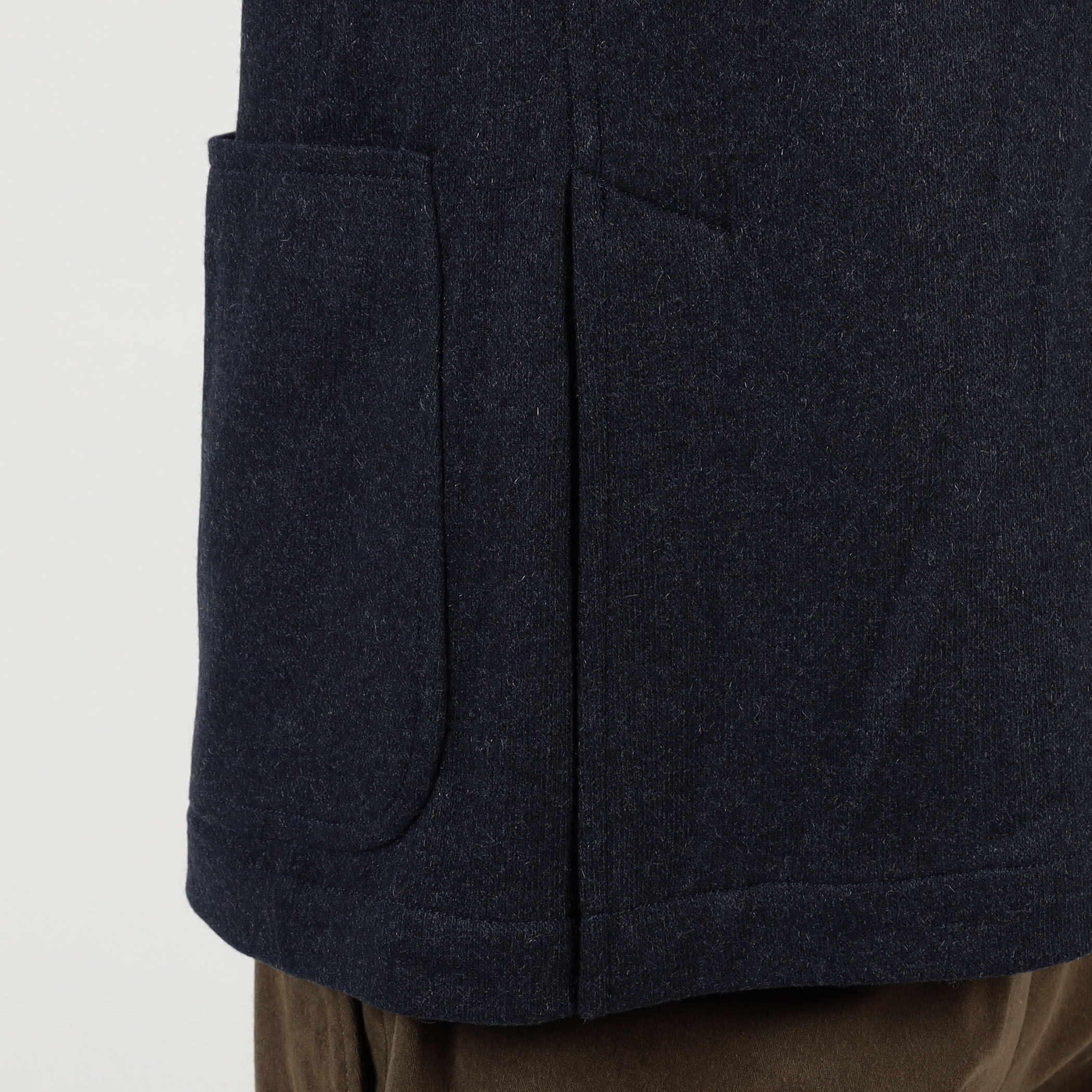 TOMORROWLAND ウールジャージージャケット ネイビー メンズ 46 セール】 カシミヤジャージー シングルブレステッド2Bジャケット LORO