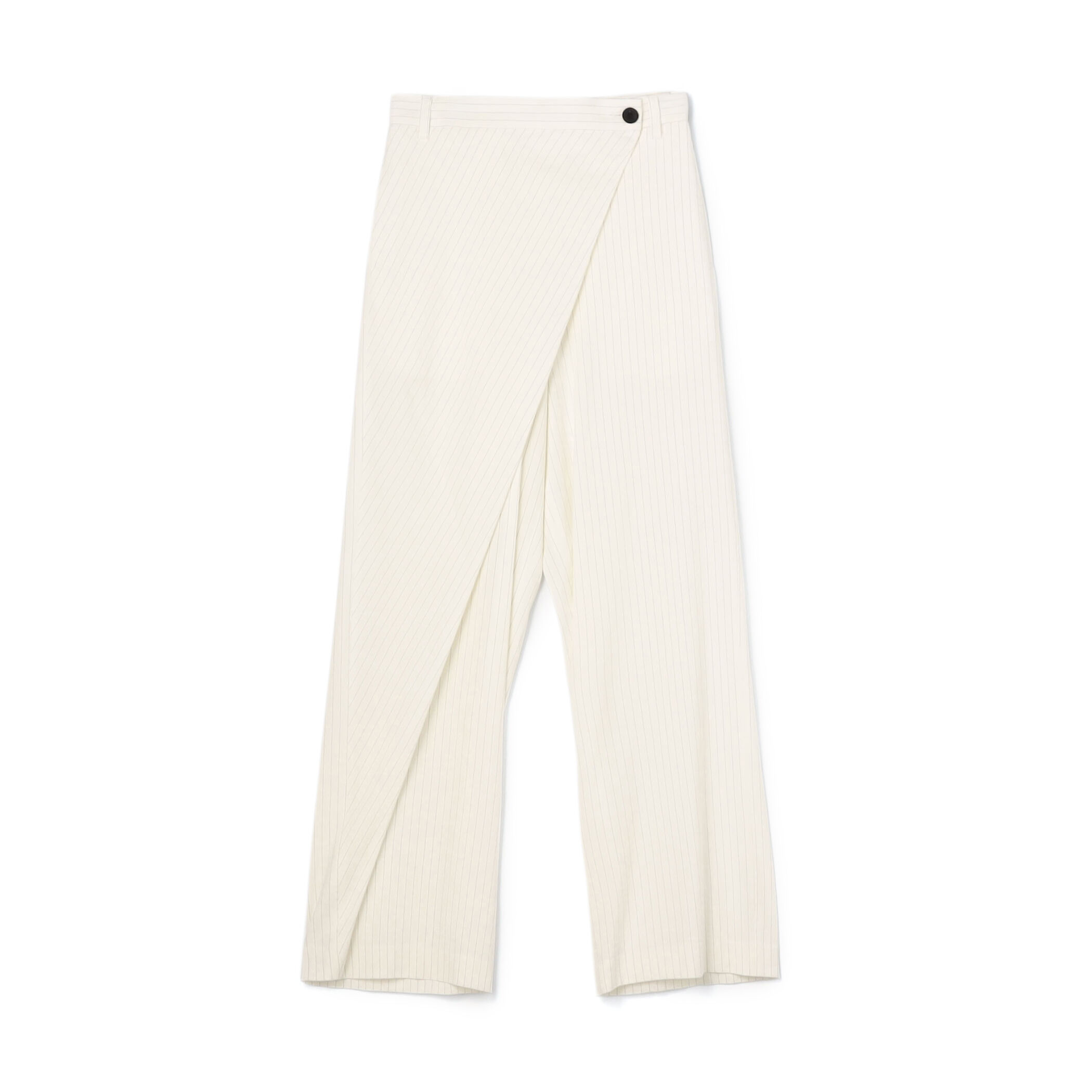 らら ホワイトXL □リネンストレッチ ラップスラックス｜トゥモローランド 公式通販