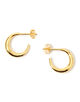 Otiumberg. Small Graduated hoop ゴールド ピアス