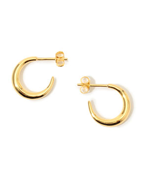 Otiumberg. Small Graduated hoop ゴールド ピアス