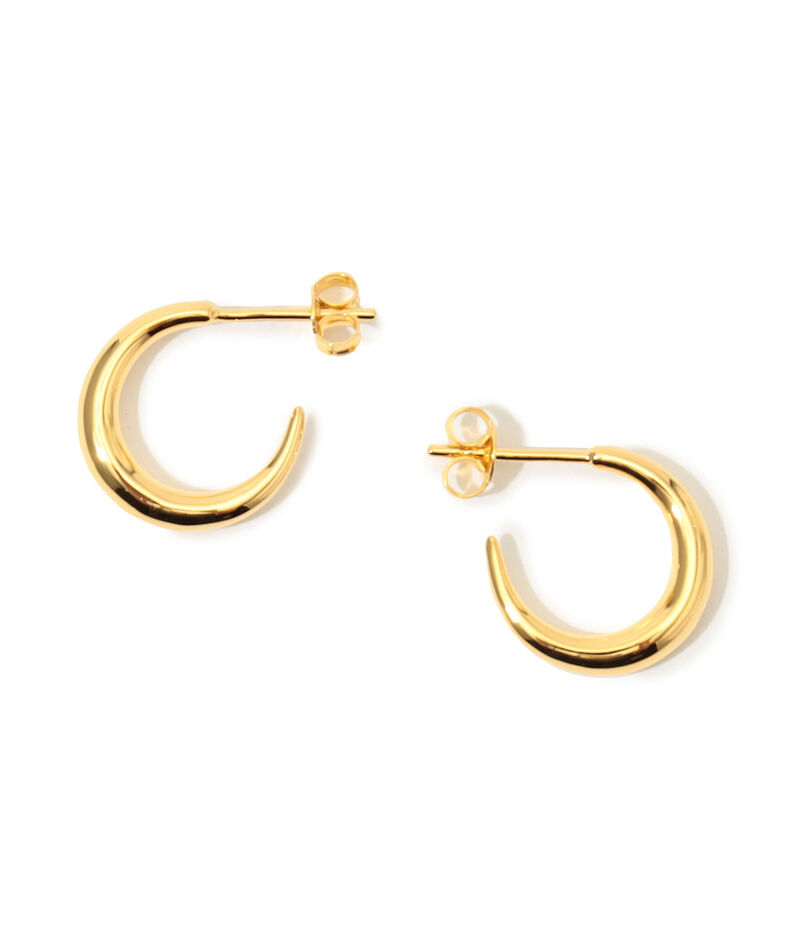 Otiumberg. Small Graduated hoop ゴールド ピアス