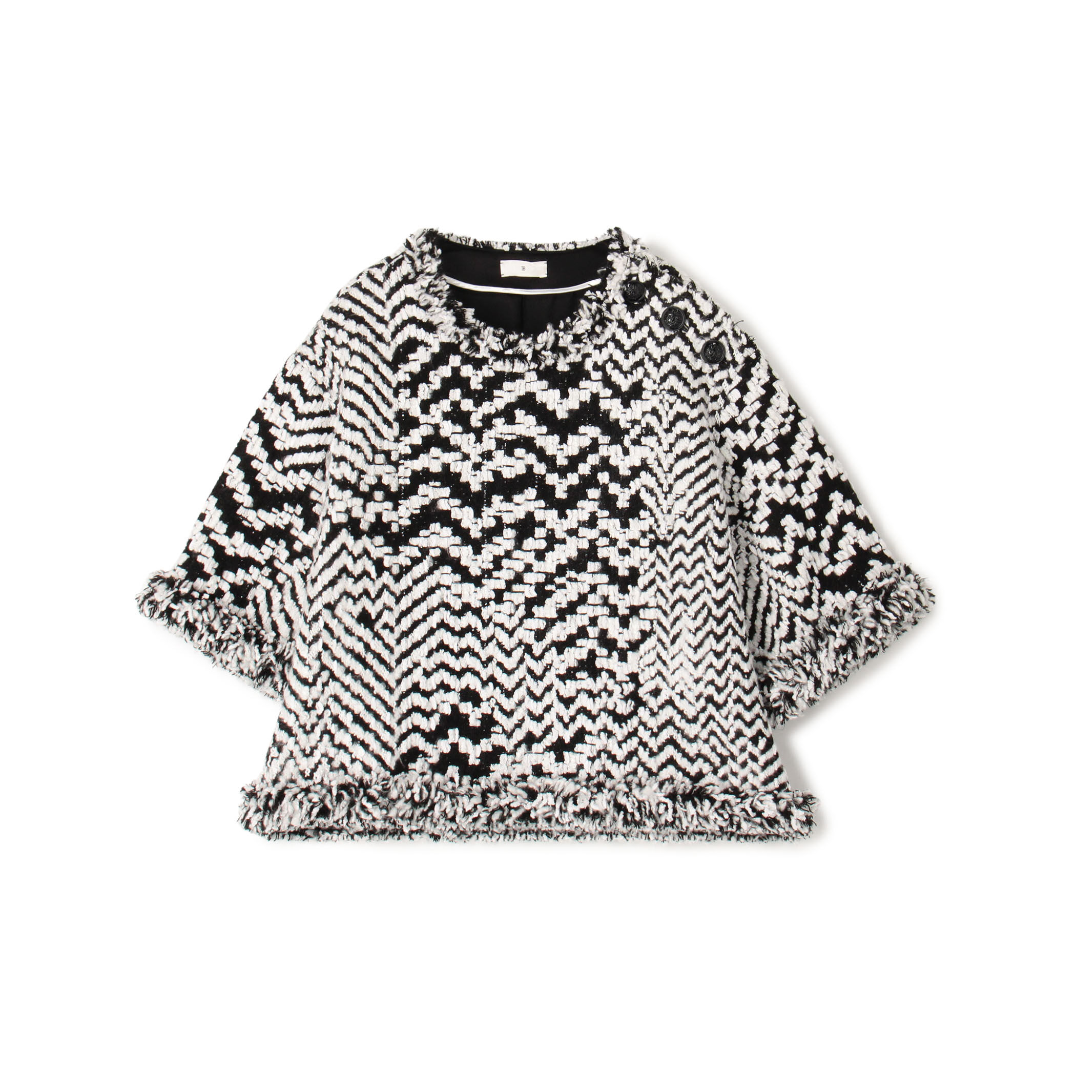 モノトーンジャカード ハーフスリーブトップ｜トゥモローランド 公式通販