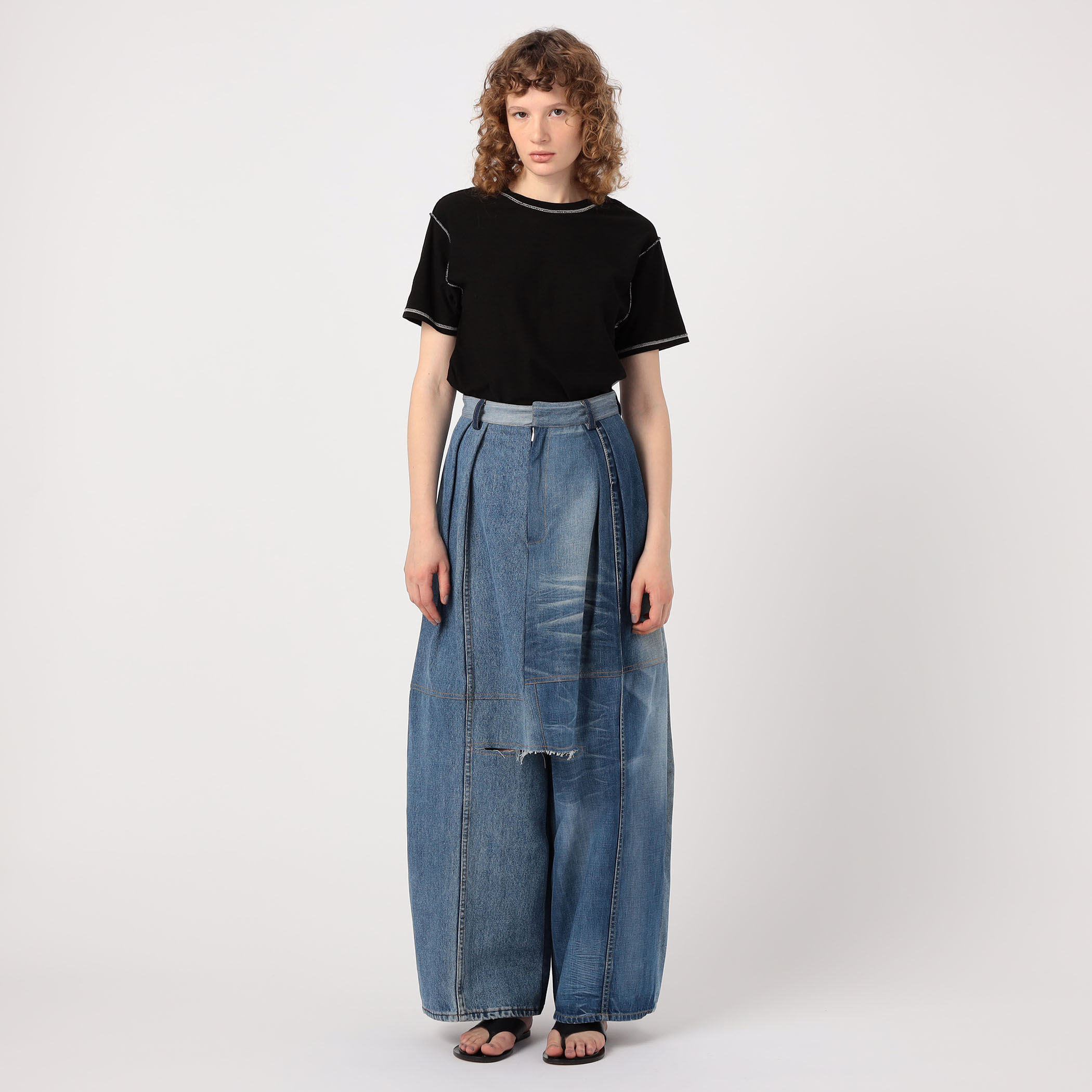 Niccolo Pasqualetti タックデニムパンツ｜トゥモローランド 公式サイト