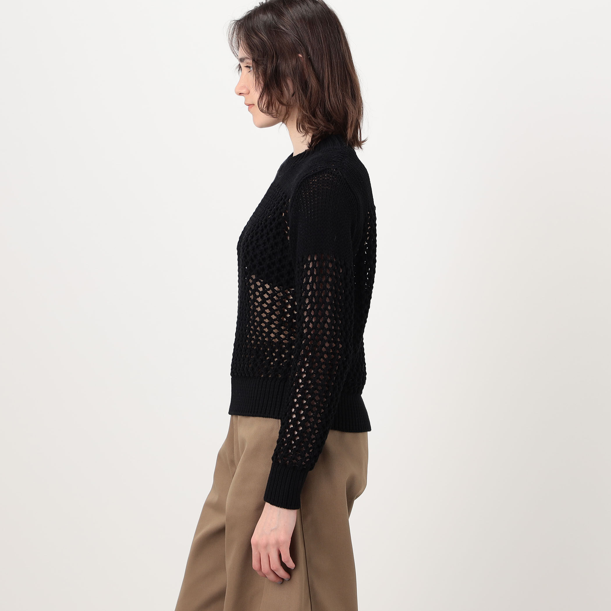 ヨリ　クロシェニット　ミニジレ COEL Online Storeパワショルクロシェニット(F アイボリー): TOPS