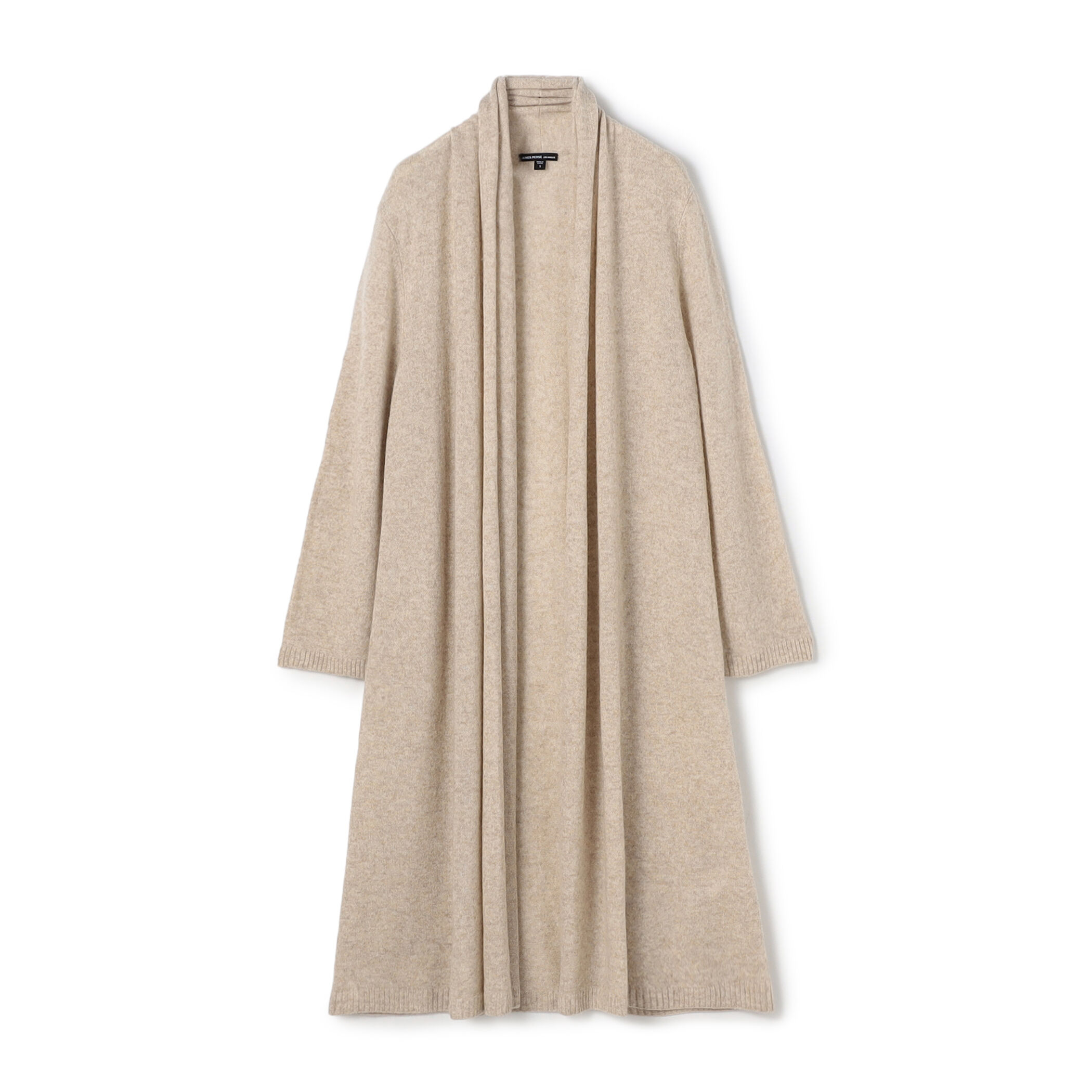 新品　モラビトスペル　フェミニン ロングカーディガン サイズ38 ¥64900 ソフトフェザーウェイト カシミヤ ショールカラー ロングカーディガン