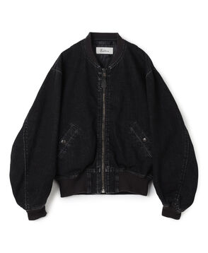 ブラックデニム MA-1ジャケット
