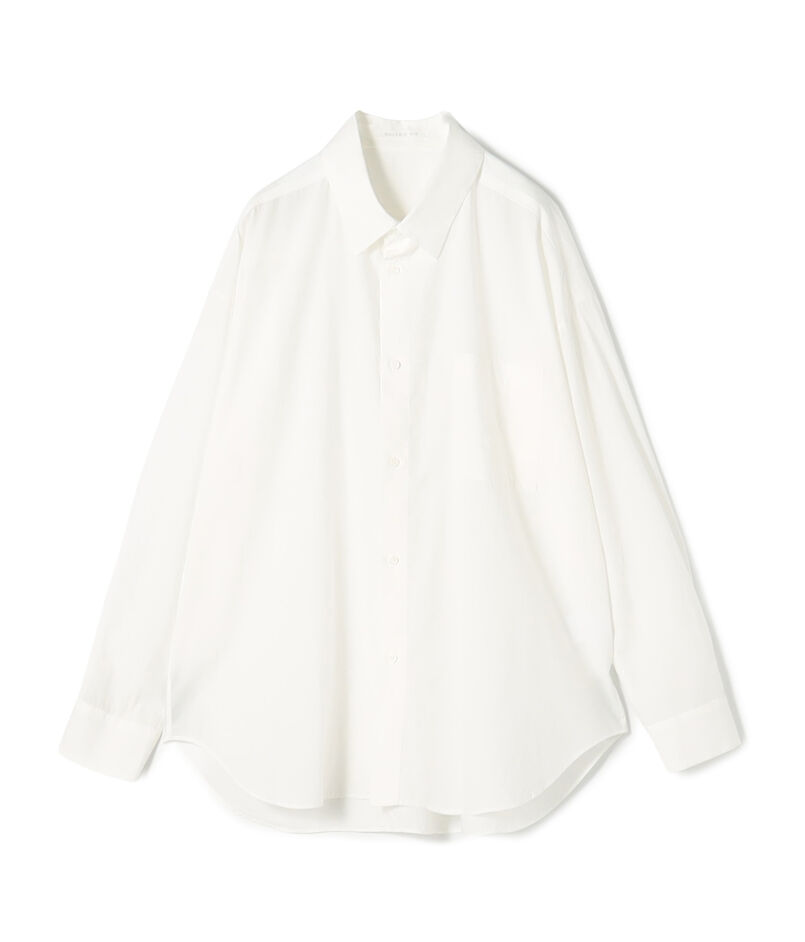 コットンタイプライター ワイドバランスシャツ