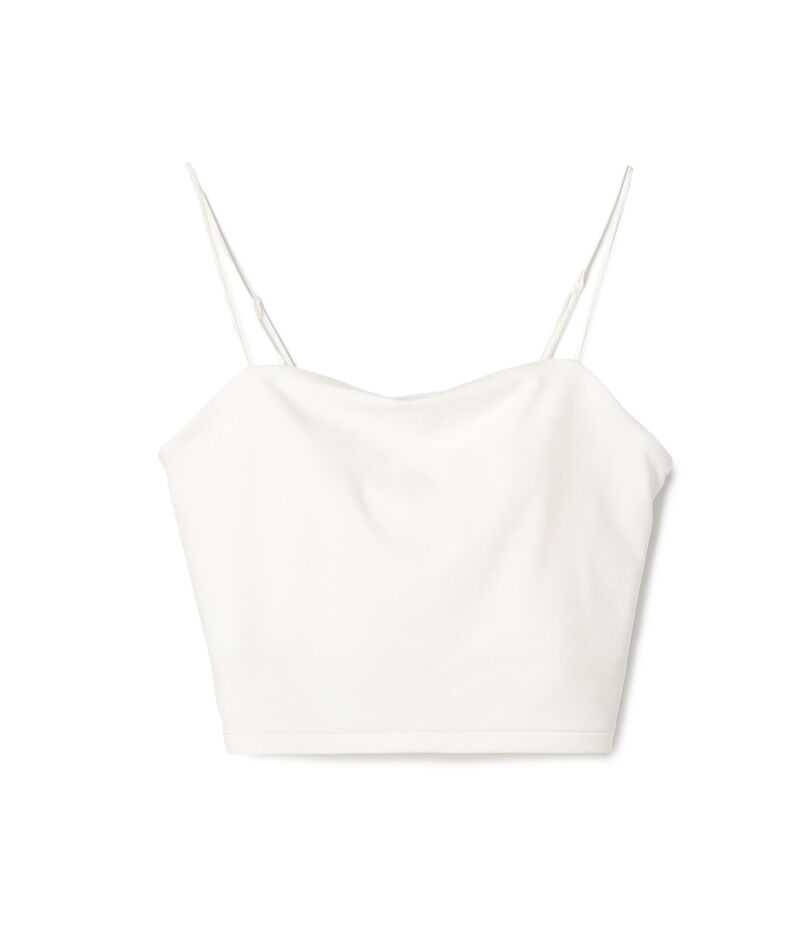 レーヨンナイロン クロップド ブラトップ