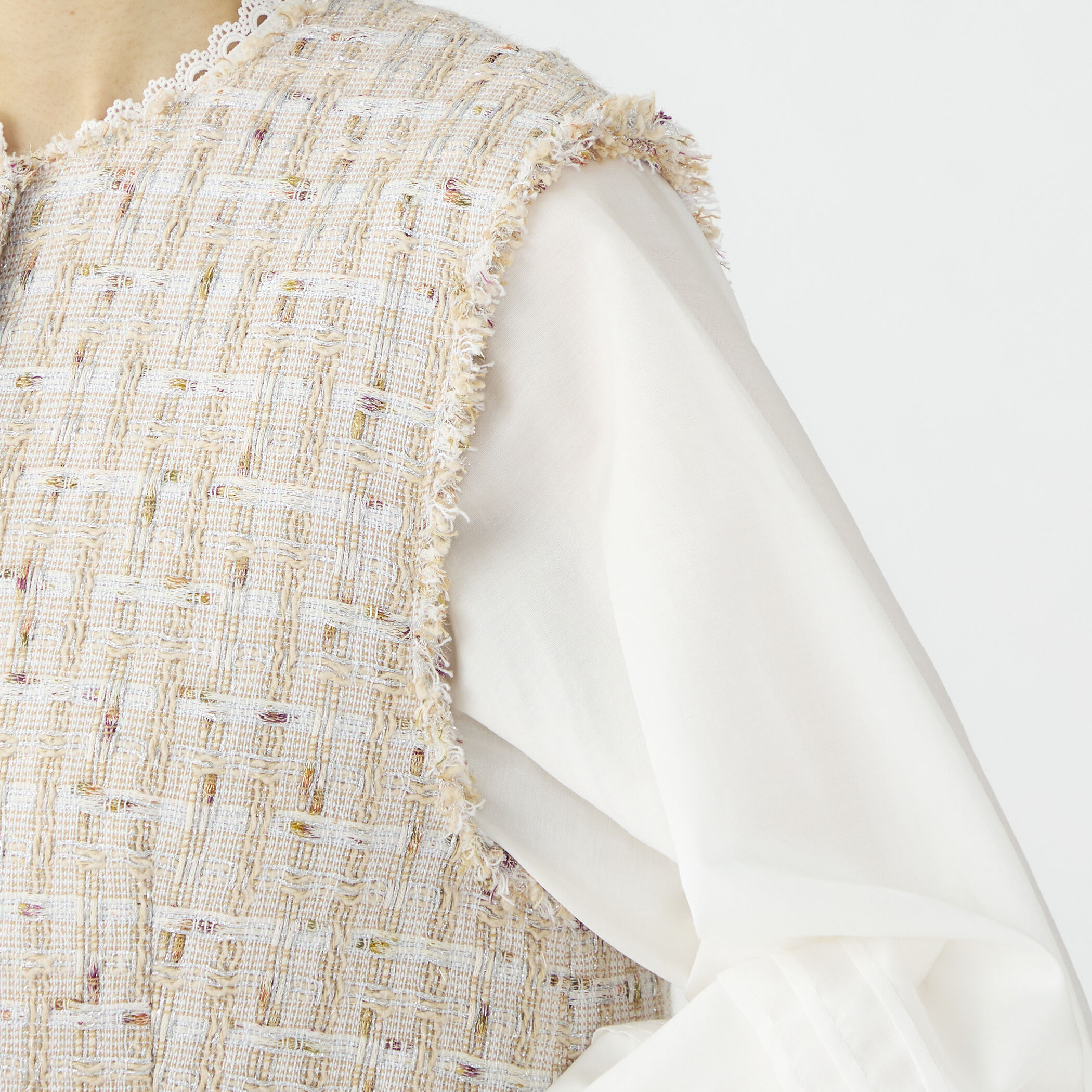 Mille-feuille ショートジレ｜トゥモローランド 公式サイト