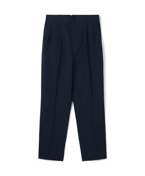 コットンカルゼ バックベルト ペグトップスラックス SOLBIATI