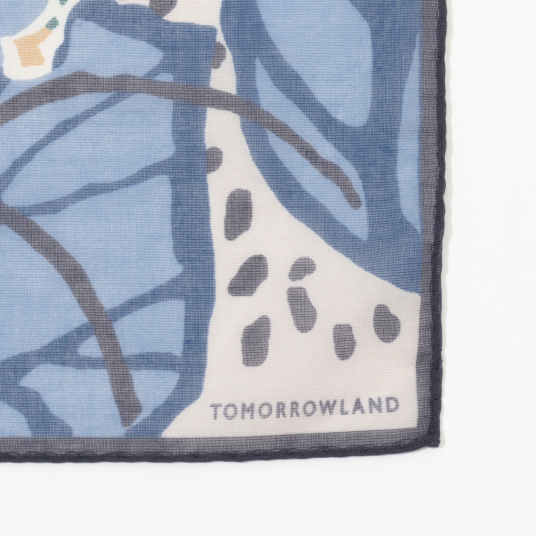 TOMORROWLAND コットンシルク プリントスカーフ｜トゥモローランド