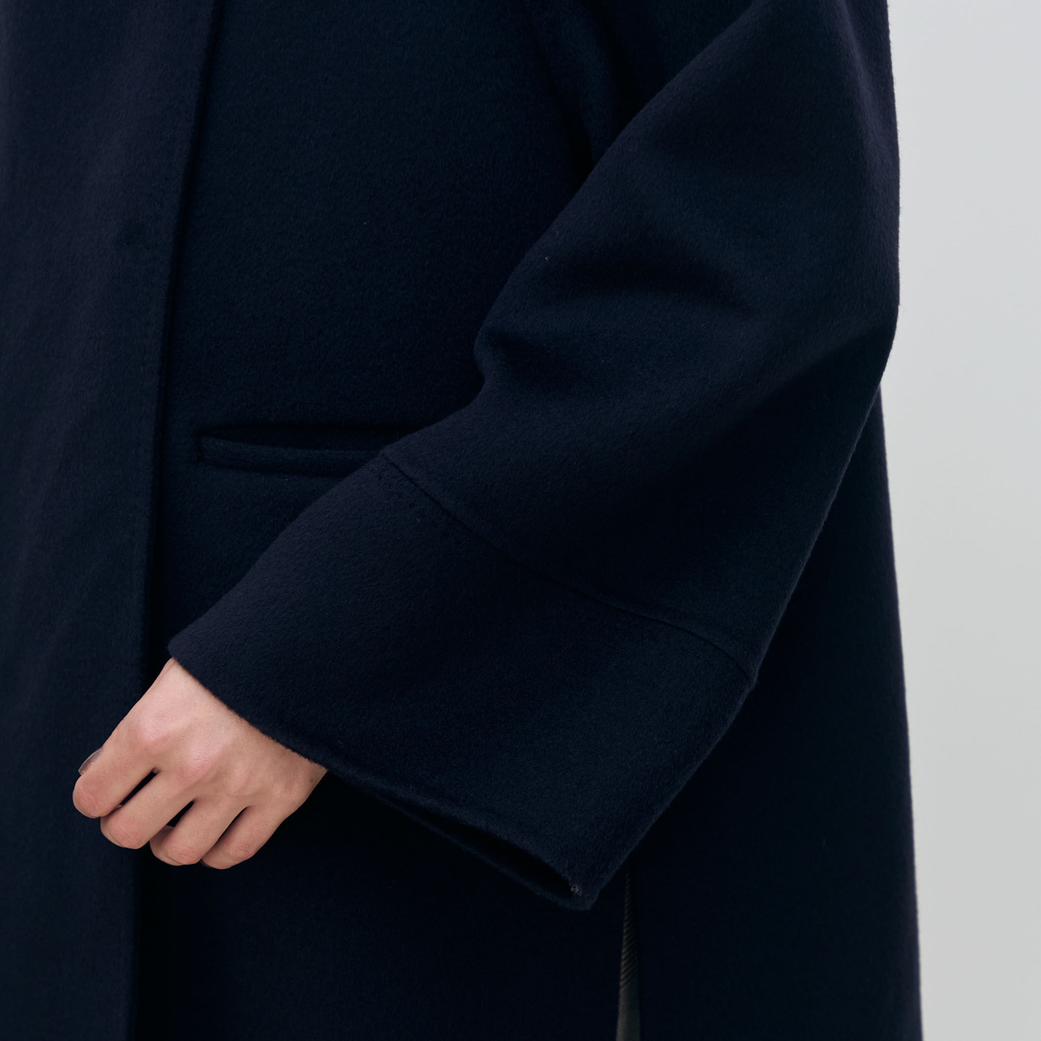 スーパーダブルフェイス スタンドカラーコート｜トゥモローランド 公式通販